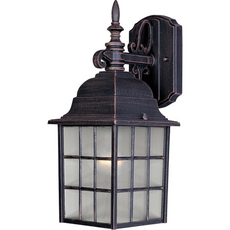 Maxim Lighting North Church 1-Light 6" Wide Rust Patina Outdoor Wall Sconce 1051RP